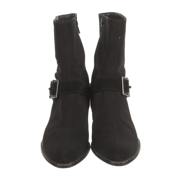 Stuart Weitzman Moto Boots With Buckle 7.5M - Picture 3 of 8